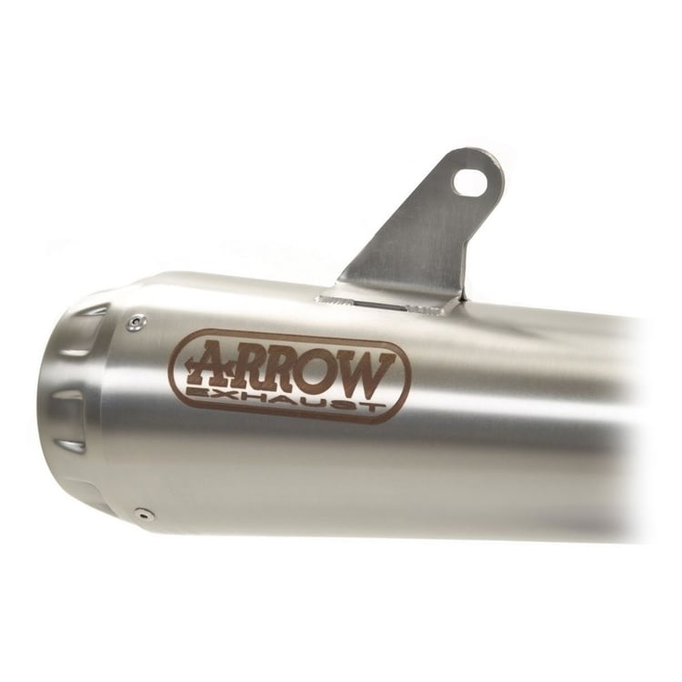 Arrow Honda CB1000R 18-UP Pro-Race Nichrom Silver with Steel End Cap Silencer