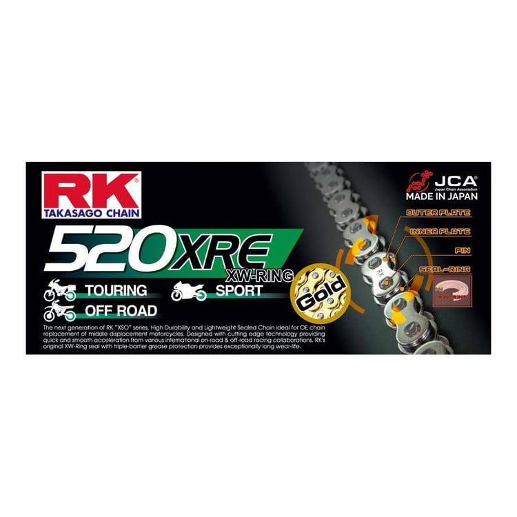 RK GB520XRE-120L Gold Chain