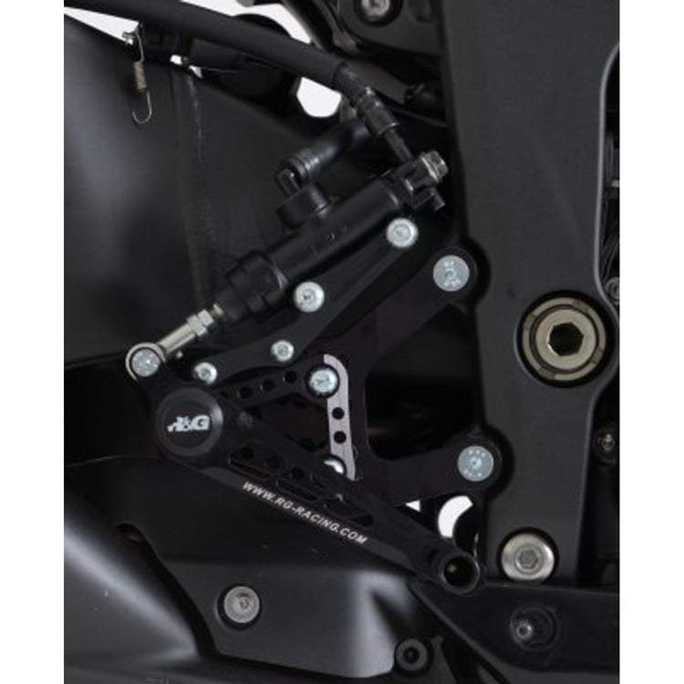 R&G Kawasaki ZX6R Adjustable Rearsets (RACE)