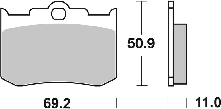 SBS Ceramic Front / Rear Brake Pads - 662HF