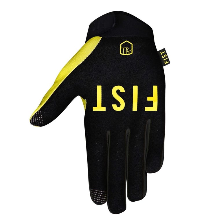 Fist Handwear Black N Yellow Gloves