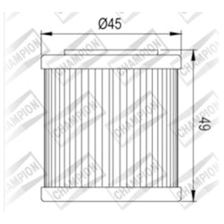 Champion COF463 (563) Oil Filter