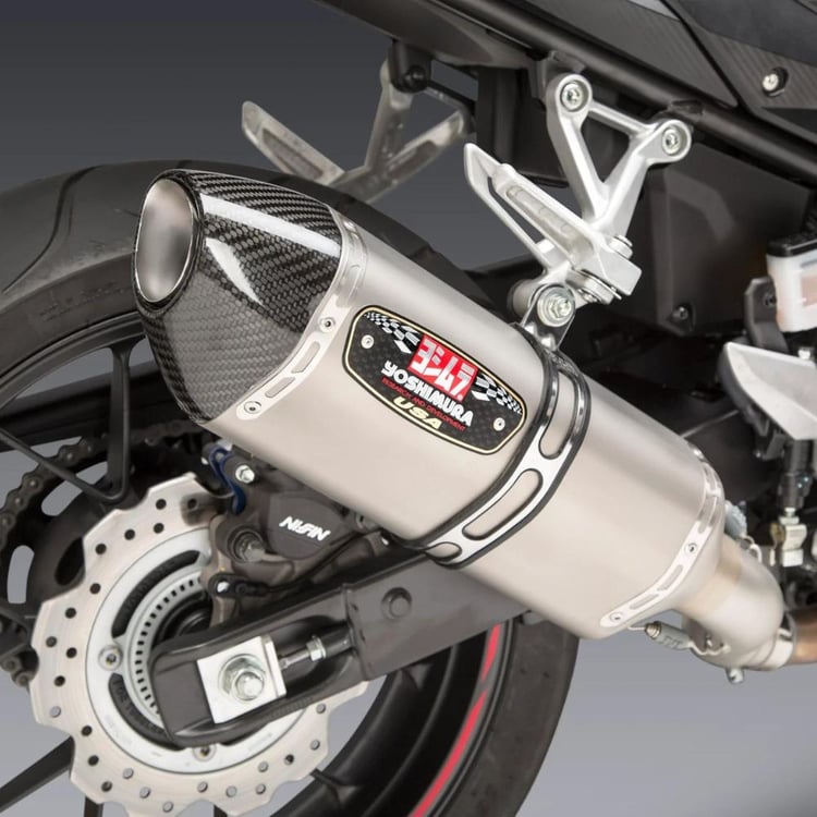 Yoshimura Honda CBR500R (16-21) R-77 Stainless Slip-On Exhaust/Stainless Exhaust