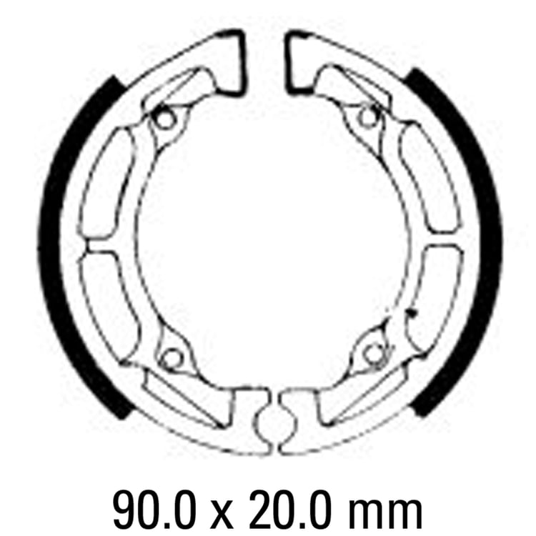 Ferodo FSB726 Brake Shoe Set