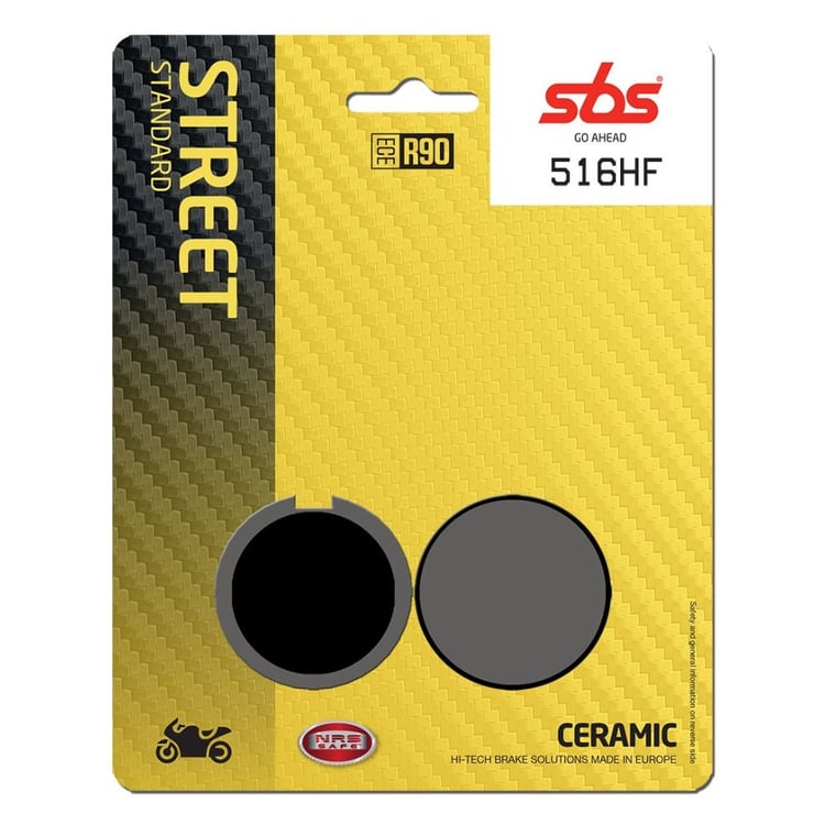 SBS Ceramic Front / Rear Brake Pads - 516HF