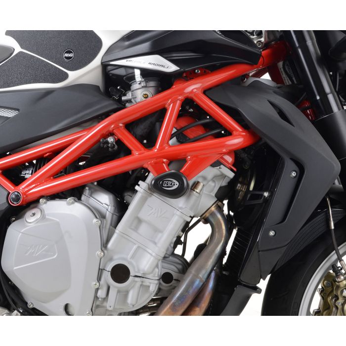 R&G MV Agusta Brutale 1090 White Aero Crash Protectors