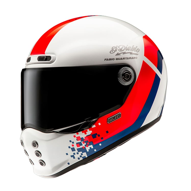 HJC V10 Quartararo FQ20 Retro Helmet
