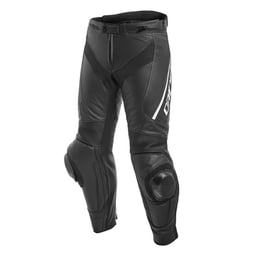 Dainese Delta 3 Perforated Black/White Leather Pants