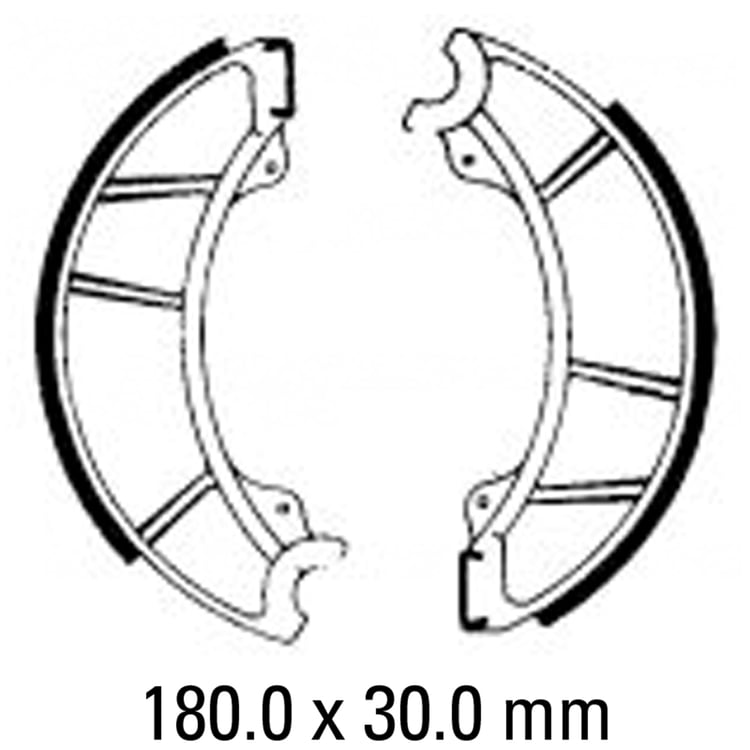 Ferodo FSB800 Brake Shoe Set