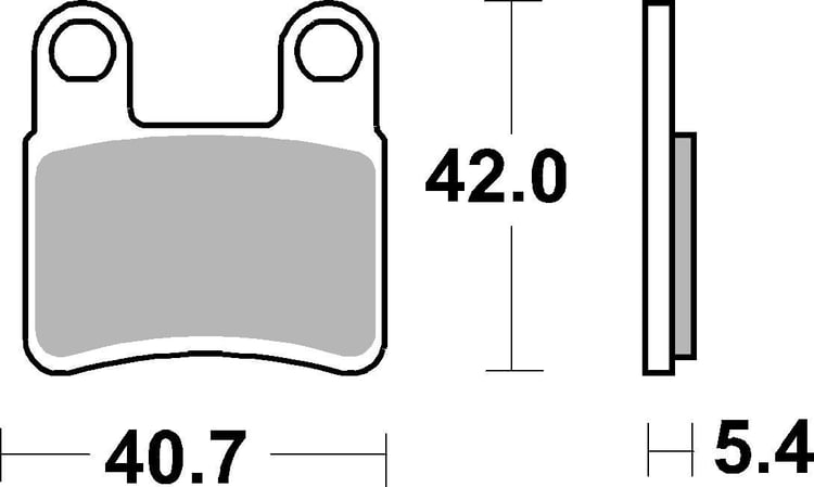 SBS Ceramic Front / Rear Brake Pads - 921HF