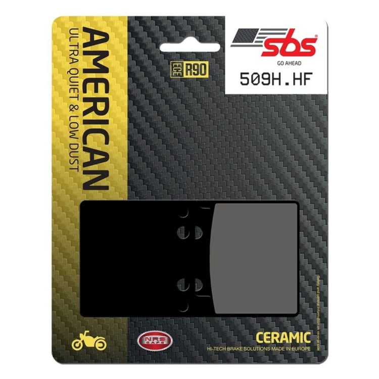 SBS HD Ceramic Front / Rear Brake Pads - 509H.HF