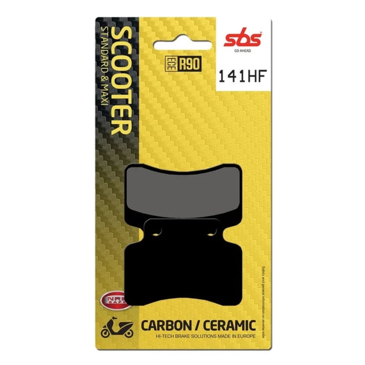 SBS Ceramic Scooter Front / Rear Brake Pads - 141HF