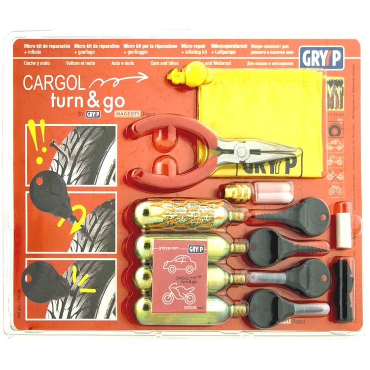 Cargol Turn & Go Emergency Tyre Repair Kit LGE