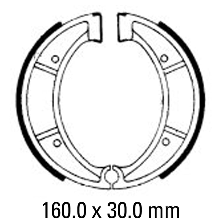 Ferodo FSB812 Brake Shoe Set