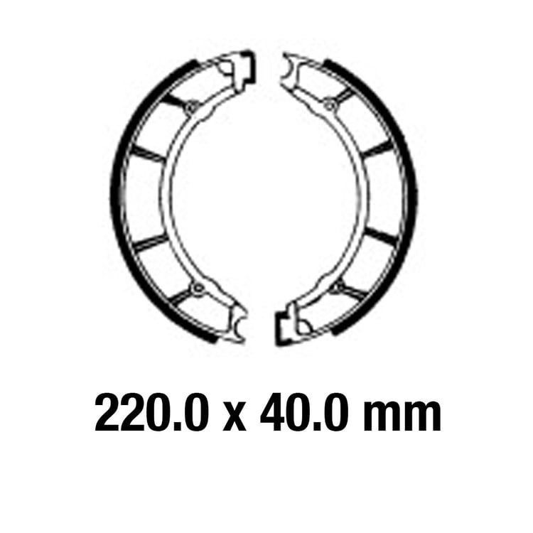 Ferodo FSB880 Brake Shoe Set