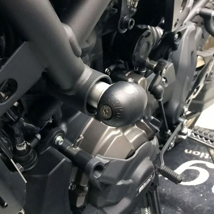 GBRacing Yamaha MT-07 Tracer Tenere (Street)/YZF-R7 (Race) Bullet Frame Sliders