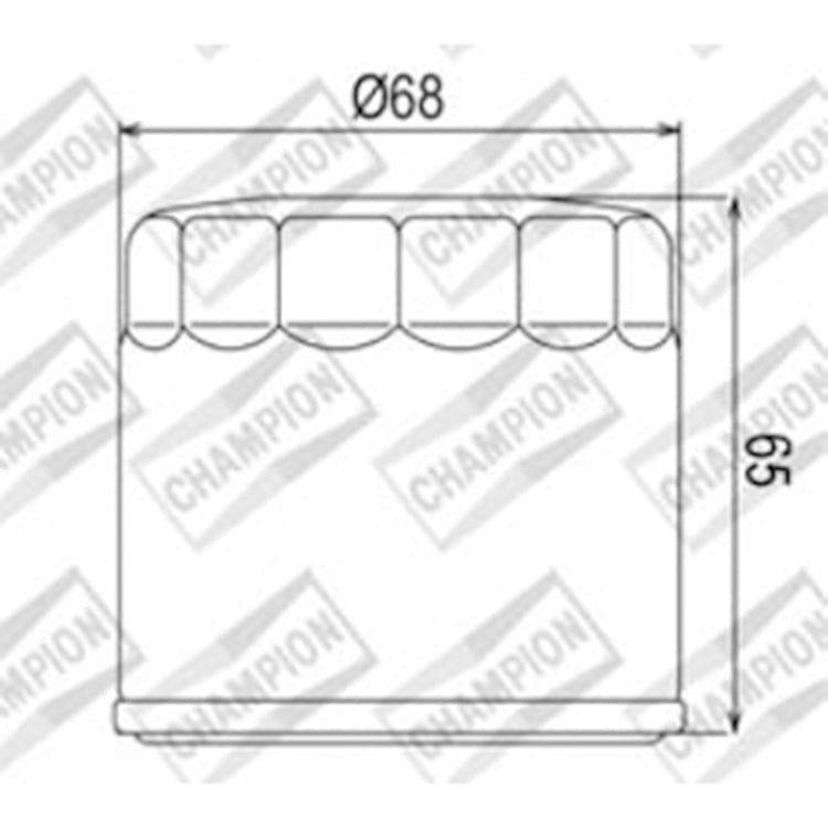 Champion COF091 (191) Oil Filter