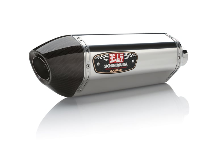 Yoshimura Race R-77 Kawasaki ZX-14R (12-21) Stainless Slip-On Exhaust/Stainless Mufflers