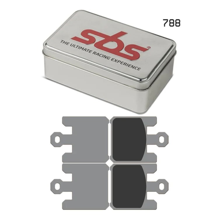 SBS Dual Sinter Racing Front Brake Pads - 788DS