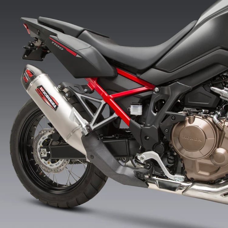 Yoshimura Honda Africa Twin (20-22) RS-12 Stainless Slip-On Exhaust/Stainless Exhaust