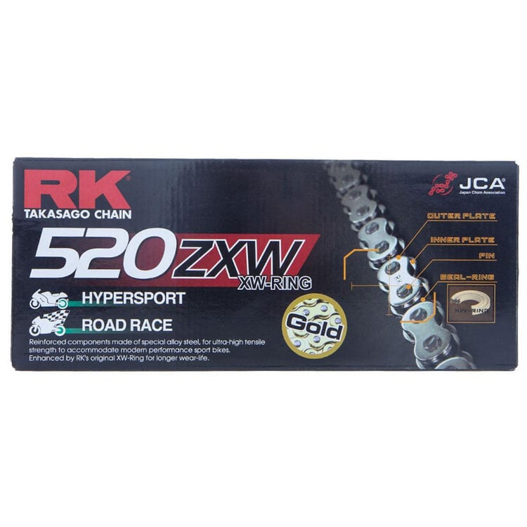 RK GB520ZXW 120L Gold Chain