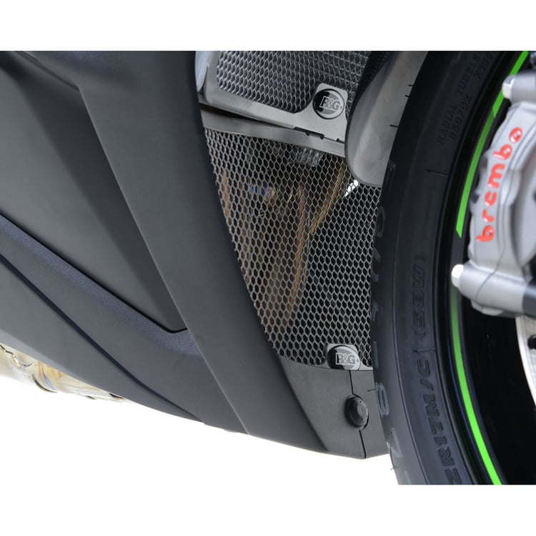 R&G Kawasaki ZX-10R Titanium Downpipe Grille