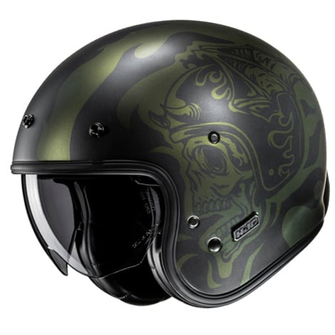 HJC V31 Flame Helmet