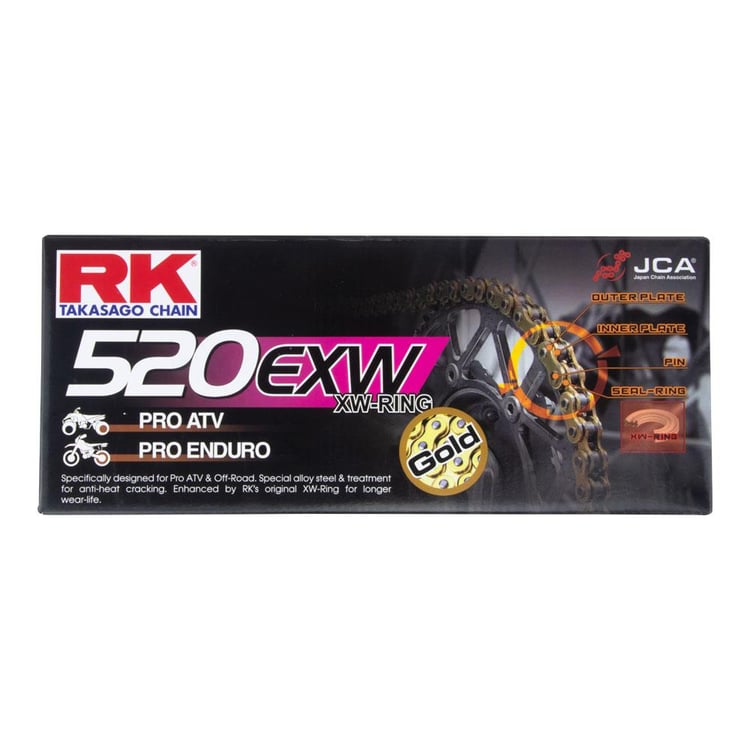 RK GB520EXW-120L Gold Chain