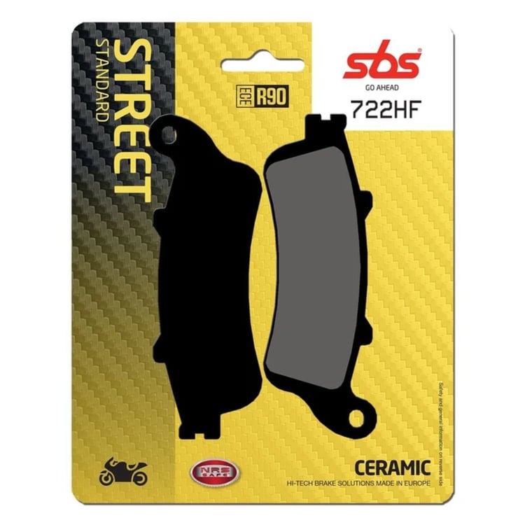 SBS Ceramic Front / Rear Brake Pads - 722HF