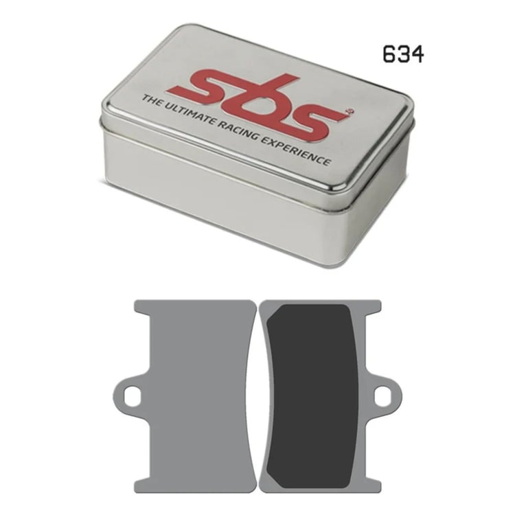 SBS Dual Sinter Racing Front Brake Pads - 634DS