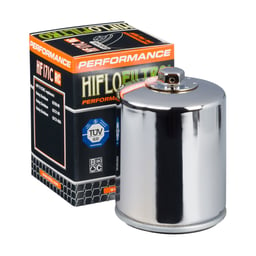 HIFLOFILTRO HF171CRC Chrome (With Nut) Oil Filter
