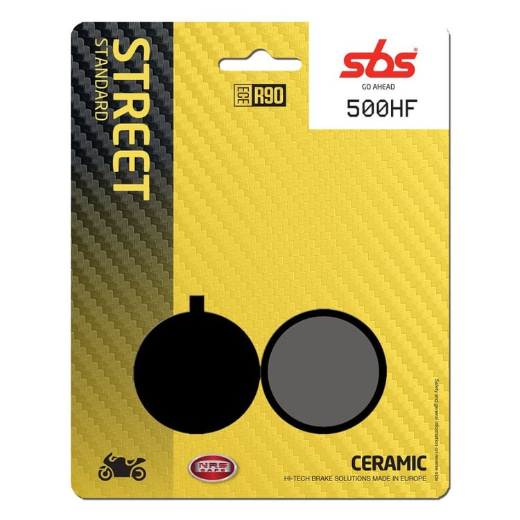 SBS Ceramic Front / Rear Brake Pads - 500HF