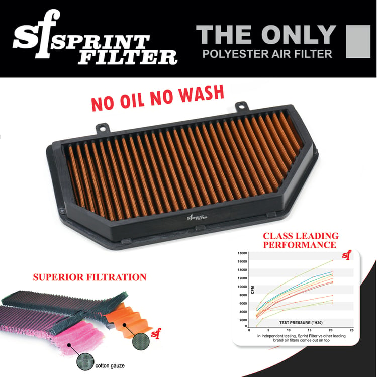 Sprint Filter P08 Suzuki GSX-R1000 Air Filter