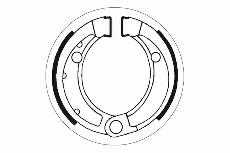 SBS Front / Rear Brake Shoes - 2048