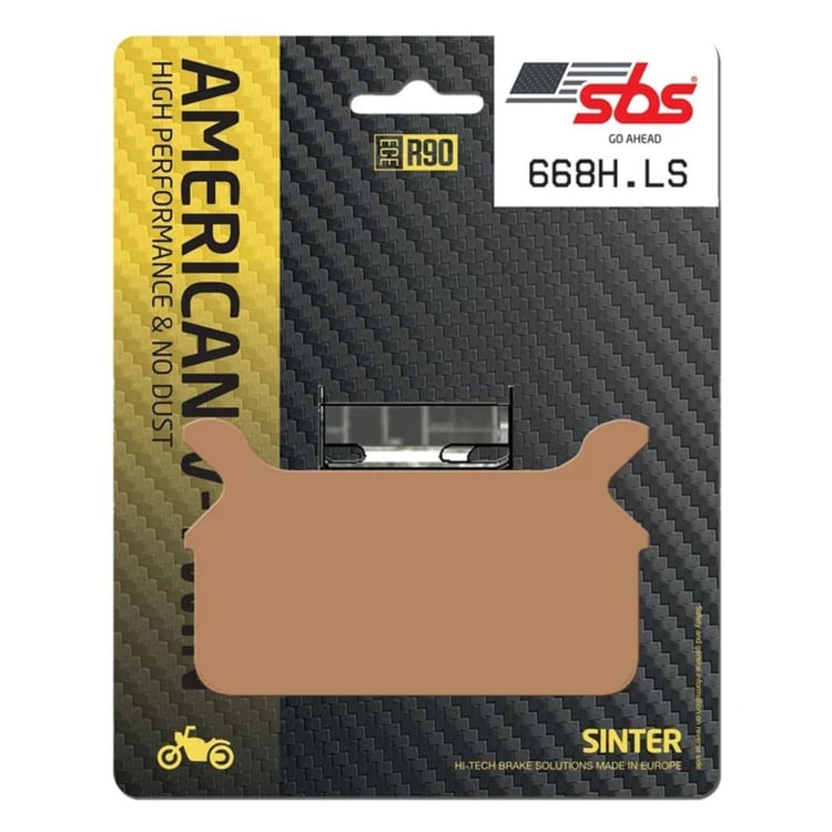 SBS HD Sintered Road Rear Brake Pads - 668H.LS