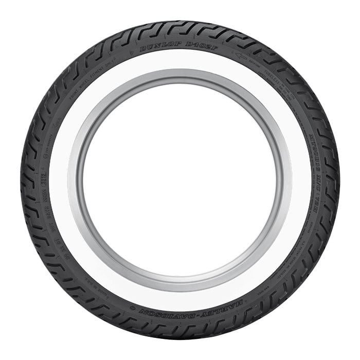 Dunlop D402F MT90HB16 White Wall Front Tyre