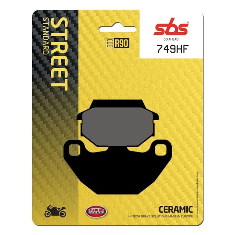 SBS Ceramic Front / Rear Brake Pads - 749HF