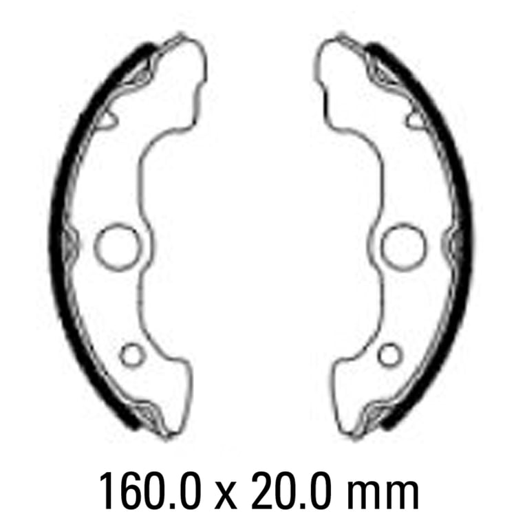 Ferodo FSB931 No Springs Brake Shoe Set