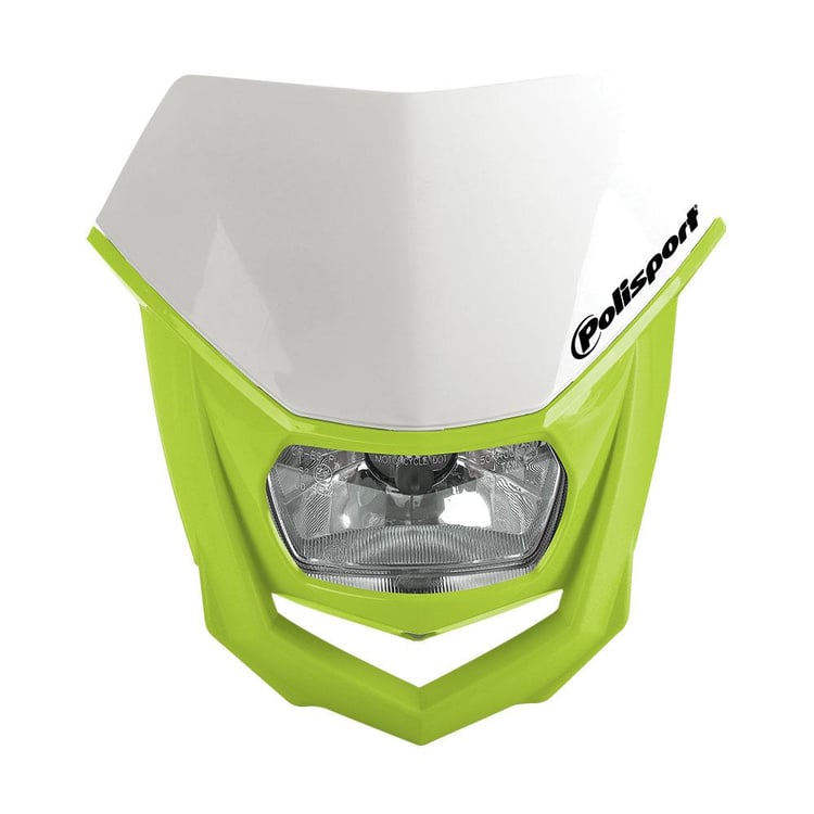 Polisport Fluoro Yellow/White Halo Headlight