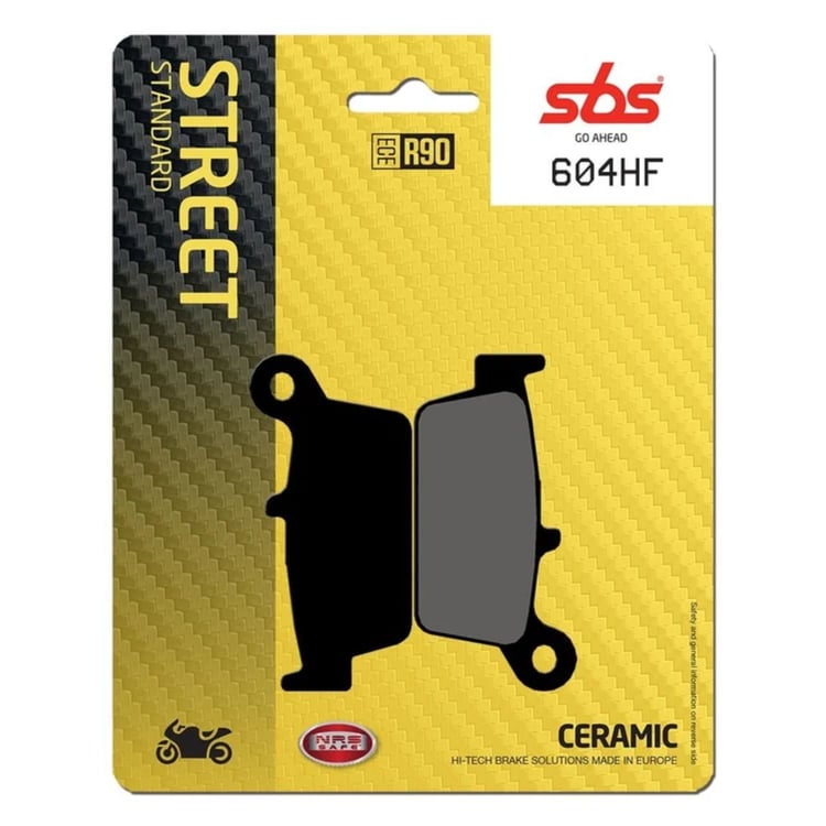 SBS Ceramic Front / Rear Brake Pads - 604HF