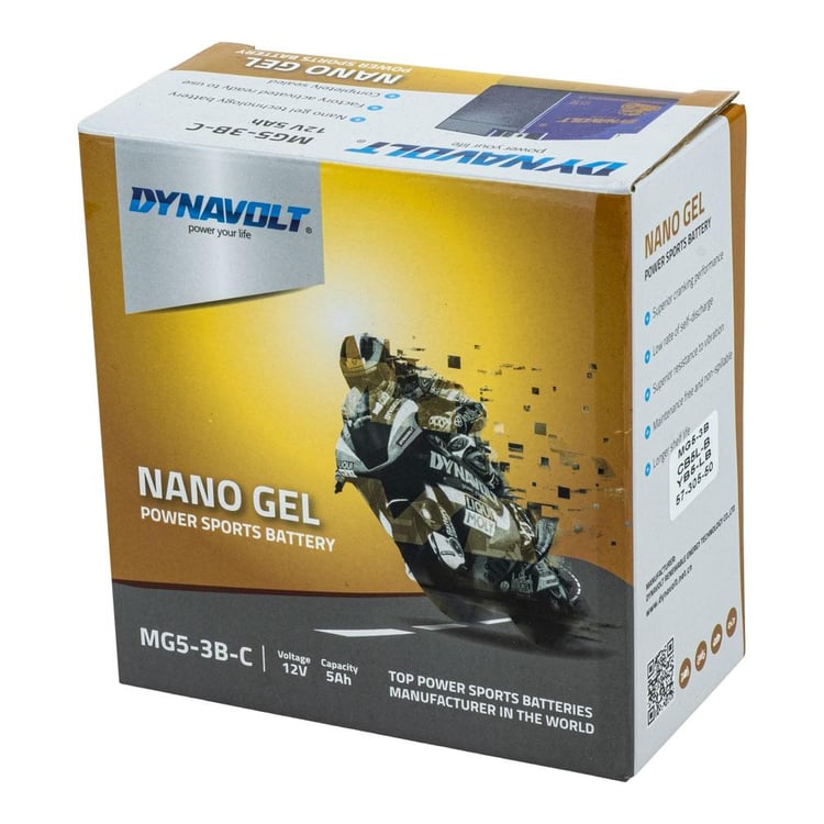 Dynavolt MG5-3B-C Nano-Gel Battery