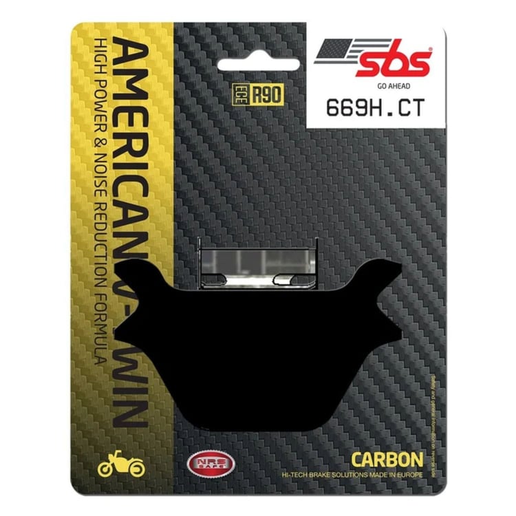 SBS HD Carbon Tech Road Front / Rear Brake Pads - 669H.CT