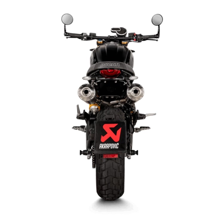 Akrapovic Ducati Scrambler 1100 21-23 Titanium Slip-On Exhaust System