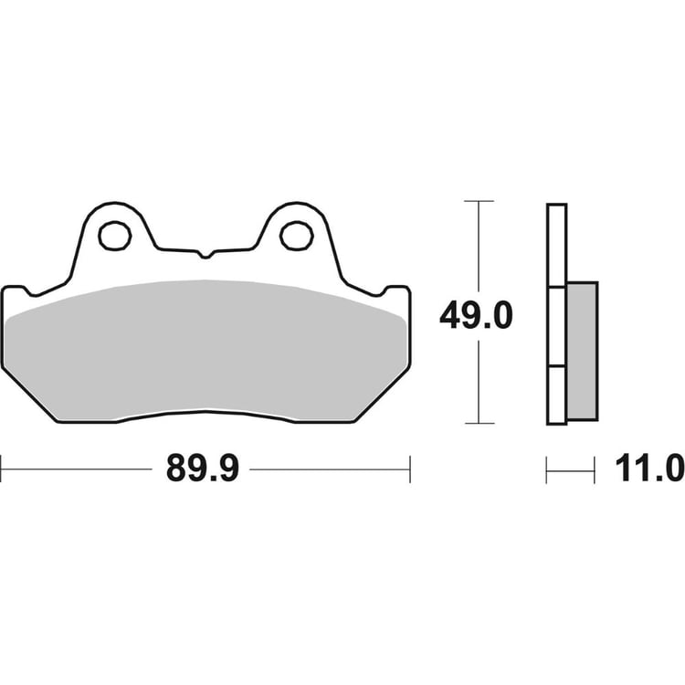 SBS Ceramic Front / Rear Brake Pads - 542HF