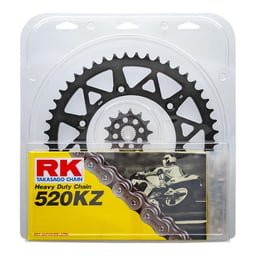 RK Lite Honda CR250R 92-07 Black 13/49 Chain & Sprocket Kit