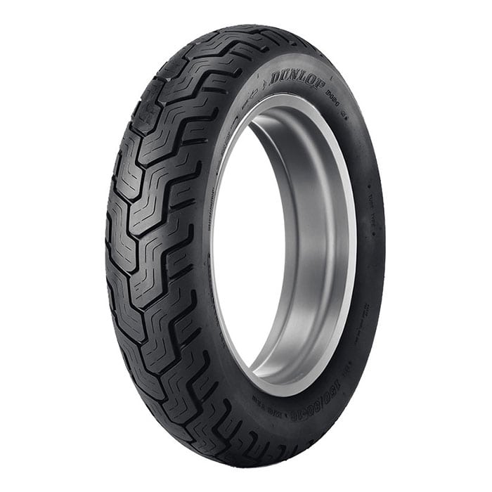 Dunlop D404 150/90HB15 TL Whitewall Rear Tyre