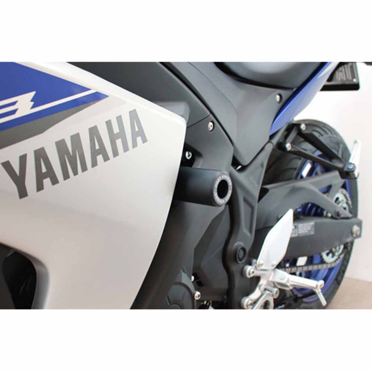 Oggy Knobbs Yamaha R3 15-18 Black Frame Slider Kit