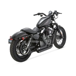Vance & Hines Shortshots Staggered Sportster 04-13 Black Full Exhaust System