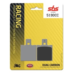 SBS Dual Carbon Classic Road Race Brake Pads - 519DCC
