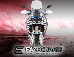 Eazi-Guard Honda Africa Twin Adventure Sports 2018 – 2019 Gloss Paint Protection Film